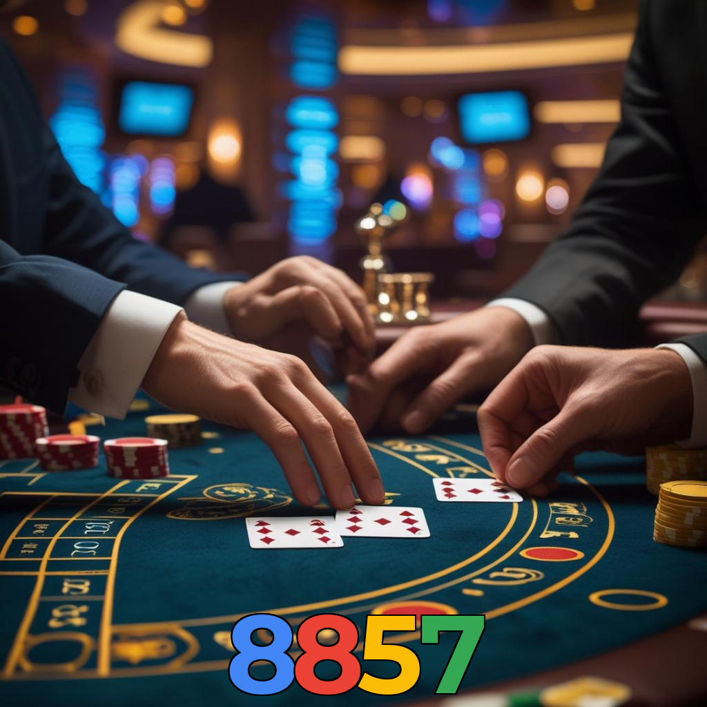 8857：Jogue blackjack, poker e aposte no futebol para vitórias épicas!